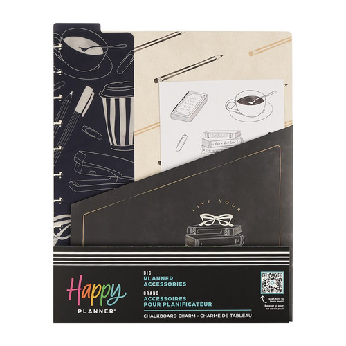 Happy Planner Big Accessory Pack-Chalkboard Charm - 5A003LS1-1HH1M - 673807824133