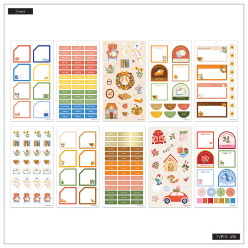 Happy Planner 30 Sheet Sticker Value Pack-Seasonal Joy - 5A003LRC-1HH10 Happy Planner 30 Sheet Sticker Value Pack-Seasonal Joy - 5A003LRC-1HH10