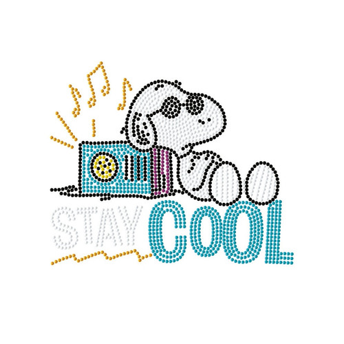 Diamond Dotz Diamond Facet Art Box Kit 8.7"X8.7"-Stay Cool Peanuts - 5A003T10-1HPFS