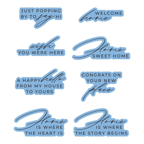 Spellbinders Press + Foil Plate & Die Set-Welcome Home - 5A003T04-1HPCV Spellbinders Press + Foil Plate & Die Set-Welcome Home - 5A003T04-1HPCV