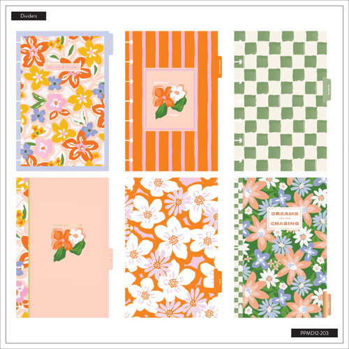 Happy Planner Mini 12 Month Disc Bound Dated Planner-Blossom Bright - 5A003LS6-1HH1C