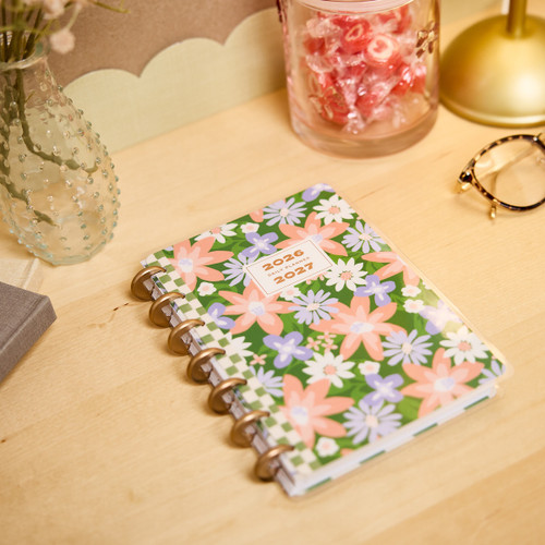 Happy Planner Mini 12 Month Disc Bound Dated Planner-Blossom Bright - 5A003LS6-1HH1C