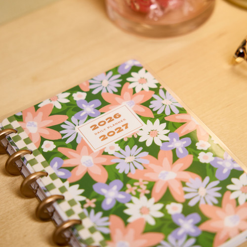 Happy Planner Mini 12 Month Disc Bound Dated Planner-Blossom Bright - 5A003LS6-1HH1C