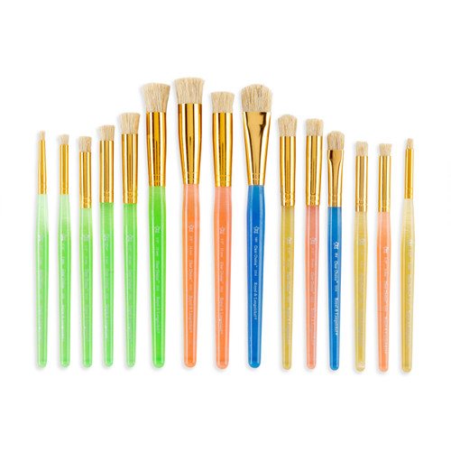 Clear Choice Stencil Brush Deluxe Value Pack-15/Pkg - CLSTEN15