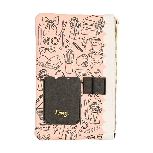 Happy Planner Classic Banded Pouch With Pen Loop-Pastel Poetry - 5A003LSG-1HH0K