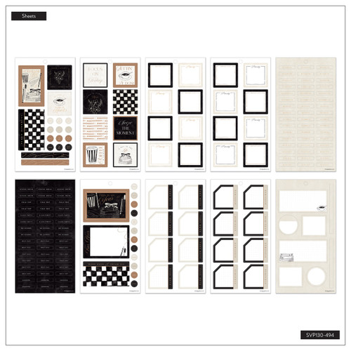 Happy Planner 30 Sheet Sticker Value Pack-Chalkboard Charm - 5A003LSB-1HH0M