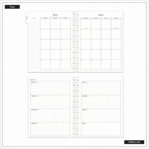 Happy Planner Big 12 Month Disc Bound Dated Planner-Pastel Plans - 5A003LS7-1HH0L