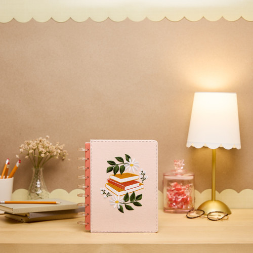 Happy Planner Classic 12 Month Disc Bound Dated Planner-Reading Hour Embroidered - 5A003LRM-1HH0V