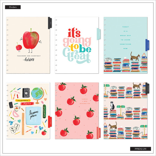 Happy Planner Big 12 Month Disc Bound Dated Planner-Bright Lessons - 5A003LRV-1HH11 Happy Planner Big 12 Month Disc Bound Dated Planner-Bright Lessons - 5A003LRV-1HH11