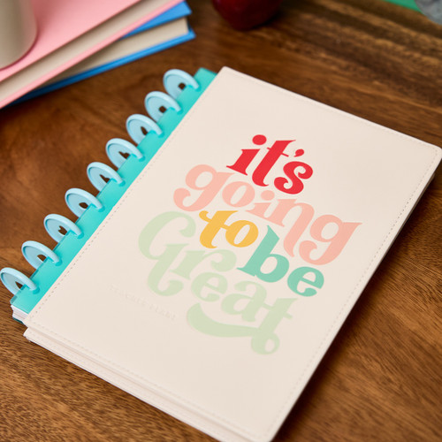 Happy Planner Classic 12 Month Disc Bound Dated Planner-Bright Lessons Deluxe - 5A003LRK-1HH15