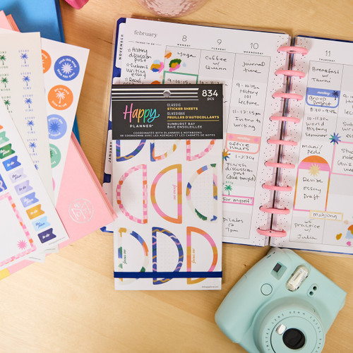 Happy Planner 30 Sheet Sticker Value Pack-Sunburst Bay - 5A003LSF-1HH18