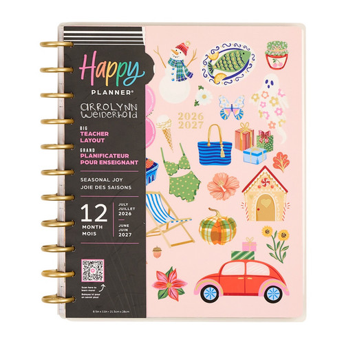 Happy Planner Big 12 Month Disc Bound Dated Planner-Seasonal Joy - 5A003LRG-1HH1B - 673807824478