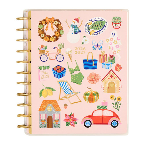 Happy Planner Big 12 Month Disc Bound Dated Planner-Seasonal Joy - 5A003LRG-1HH1B