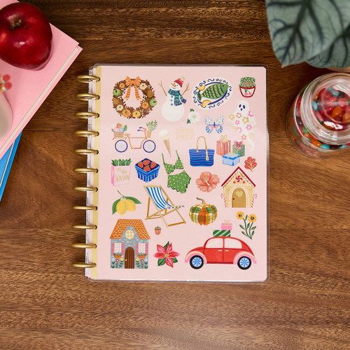 Happy Planner Big 12 Month Disc Bound Dated Planner-Seasonal Joy - 5A003LRG-1HH1B Happy Planner Big 12 Month Disc Bound Dated Planner-Seasonal Joy - 5A003LRG-1HH1B
