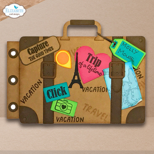 Elizabeth Craft Clear Stamps-Destination Fun Sentiments - 5A003RZN-1HNPB