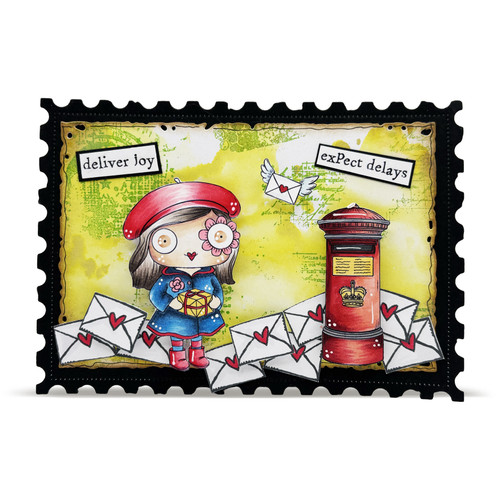 AALL And Create A7 Photopolymer Clear Stamp Set-Deliver Joy - 5A003T0J-1HPDW