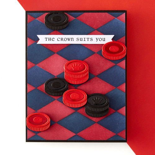 Spellbinders Layered Stencil-Harlequin - 5A003SZC-1HPCQ