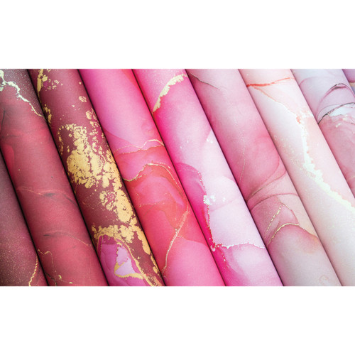Craft Consortium Double-Sided Paper Pad 12"X12" 30/Pkg-Ink Drops - Rose 2 - 5A003S2X-1HNZ2