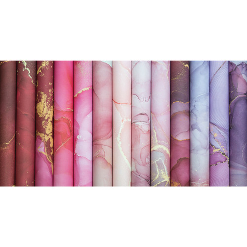 Craft Consortium Double-Sided Paper Pad 12"X12" 30/Pkg-Ink Drops - Rose 2 - 5A003S2X-1HNZ2