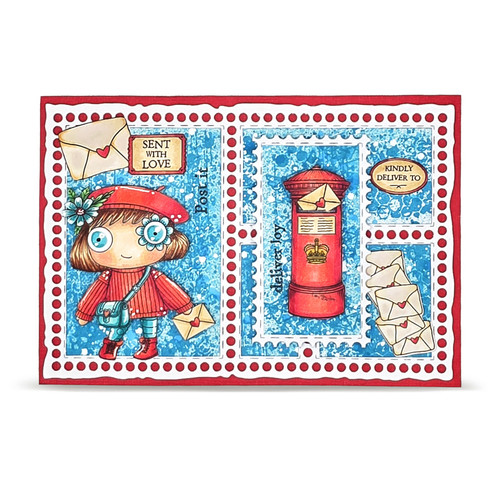 AALL And Create A7 Photopolymer Clear Stamp Set-Paper Hug - 5A003T0D-1HPF8