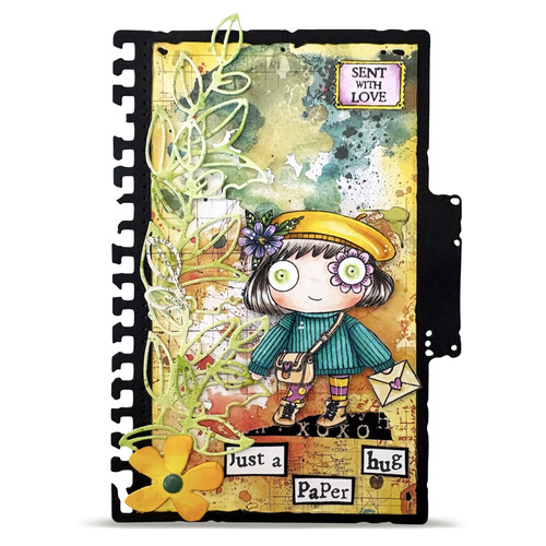 AALL And Create A7 Photopolymer Clear Stamp Set-Paper Hug - 5A003T0D-1HPF8