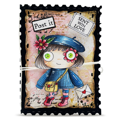 AALL And Create A7 Photopolymer Clear Stamp Set-Paper Hug - 5A003T0D-1HPF8