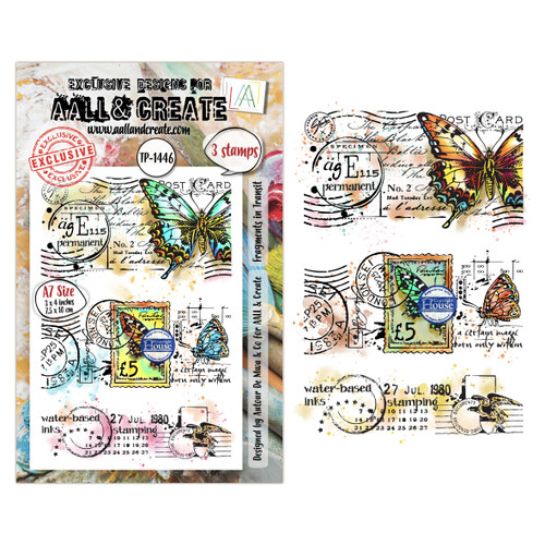 AALL And Create A6 Photopolymer Clear Stamp Set-Fragments in Transit - 5A003T0L-1HPF9 - 5061097792426