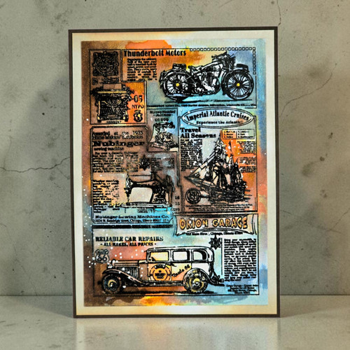 AALL And Create A7 Photopolymer Clear Stamp Set-The Daily News - 5A003T0V-1HPFB