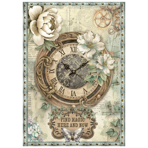 Stamperia Rice Paper A6 8/Pkg-Gardens of Time - 5A003N78-1HJPX
