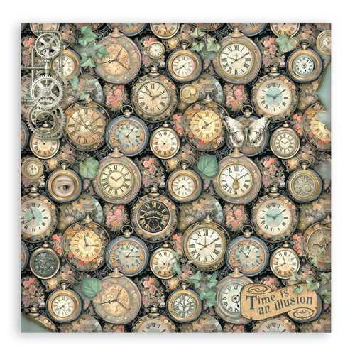Stamperia Single-Sided Paper Pad 8"X8" 22/Pkg-Gardens of Time - 5A003N7V-1HJQ1 Stamperia Single-Sided Paper Pad 8"X8" 22/Pkg-Gardens of Time - 5A003N7V-1HJQ1
