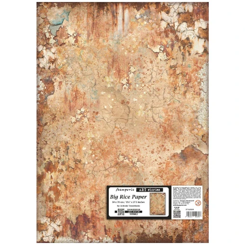 Stamperia Rice Paper 19.69"X27.56-Rusty Pattern - 5A003N8C-1HJQC - 5993110051848
