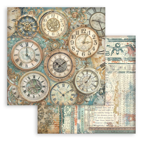 Stamperia Backgrounds Double-Sided Paper Pad 8"X8" 10/Pkg-Gardens of Time - 5A003N77-1HJQ7 Stamperia Backgrounds Double-Sided Paper Pad 8"X8" 10/Pkg-Gardens of Time - 5A003N77-1HJQ7