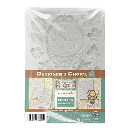 Stamperia Bundle Silicon Moulds-Gardens of Time - 5A003N8J-1HJQH - 5993110053750