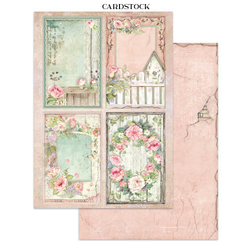 Stamperia Junk Journal Stickers, Cut-outs & Backgrounds-House of Roses - 5A003N8D-1HJQJ Stamperia Junk Journal Stickers, Cut-outs & Backgrounds-House of Roses - 5A003N8D-1HJQJ