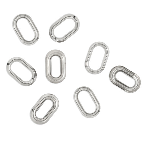 We R Crop-A-Dile Oval Eyelets-Silver 50pc - 5A003H6G-1HCCK