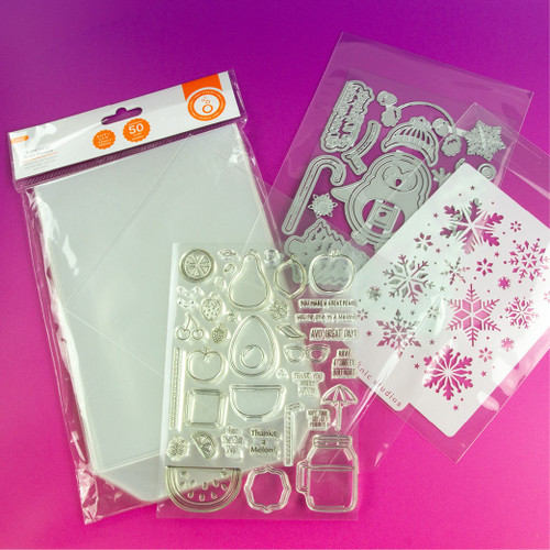 Tonic Studios Craft Pockets 6.8"X9.4" 50/Pkg-Extra Large - 5A003GT6-1HC0M