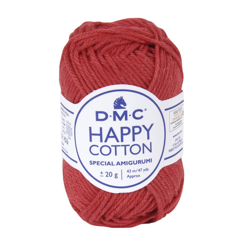 DMC Happy Cotton Yarn-Bright Red - 5A003Q8S-1HLJQ - 044210634044