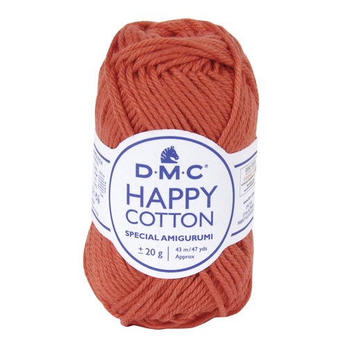 DMC Happy Cotton Yarn-Red - 5A003Q8S-1HLJ9 - 077540966967