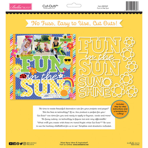 Bella Blvd Cut-Outs-Walking on Sunshine - 5A003RK4-1HN82 - 810176552698
