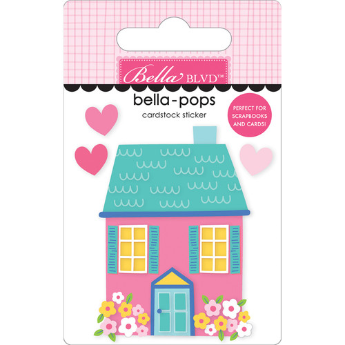 Bella Blvd Walking on Sunshine Bella-Pops 3D Stickers-Sunshine Cottage - 5A003RK0-1HN87 - 810176552667