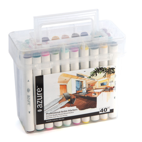 Royal & Langnickel Azure Marker Set 40pc-Azure Marker - 5A003RQX-1HNBG