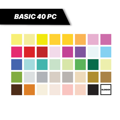 Royal & Langnickel Azure Marker Set 40pc-Azure Marker - 5A003RQX-1HNBG Royal & Langnickel Azure Marker Set 40pc-Azure Marker - 5A003RQX-1HNBG