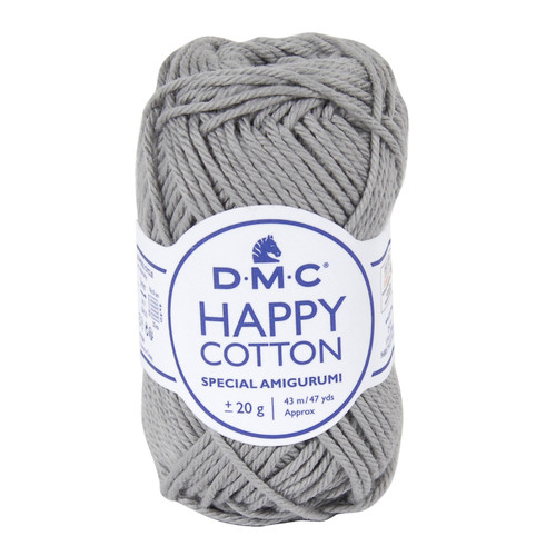 DMC Happy Cotton Yarn-Medium grey - 5A003Q8S-1HLH7 - 077540966318