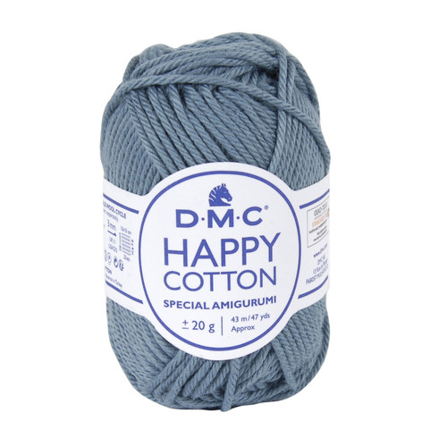 DMC Happy Cotton Yarn-Dusty Blue-Grey - 5A003Q8S-1HLH9 - 077540966134