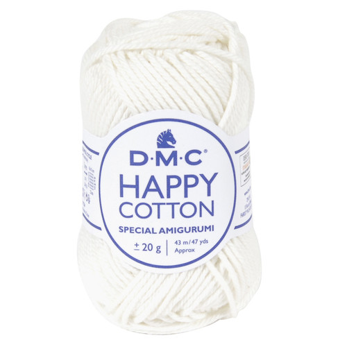 DMC Happy Cotton Yarn-Cream - 5A003Q8S-1HLHQ - 077540966356