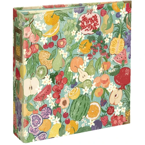 Graphic 45 Binder Album with Pocket Pages-Fruit & Floral - 5A003RHC-1HMWG - 810070169145