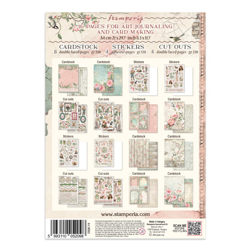 Stamperia Junk Journal and Die Cuts-House of Roses - 5A003N7Q-1HJP7