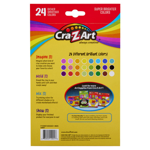 Cra-Z-Art Modeling Clay 24/Pkg-Rainbow Colors - 5A003M9J-1HHSC