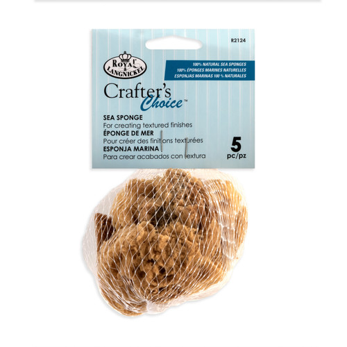 Crafter's Choice Sea Sponge Set 5/pc-100% Natural - 5A003LR7-1HH09 - 090672382160