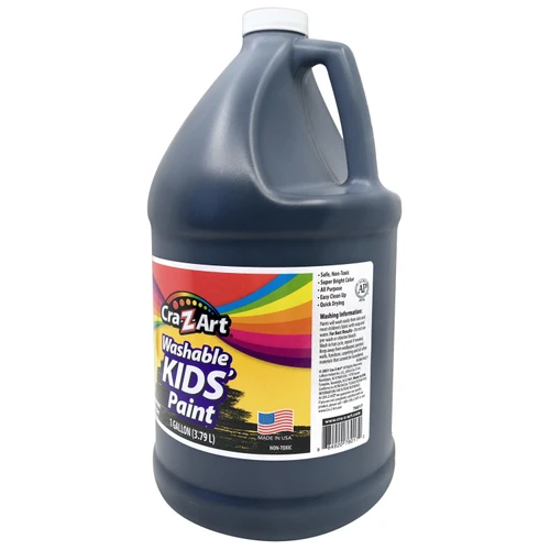 Cra-Z-Art Washable Kids Paint 128oz-Black - 5A003MJH-1HJ0R